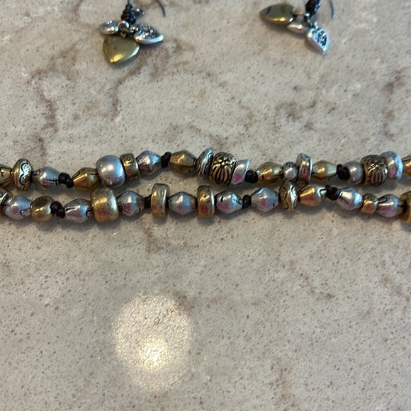 FOSSIL JEWELRY SET BRACELET AND EARRINGS - Picture 3 of 3